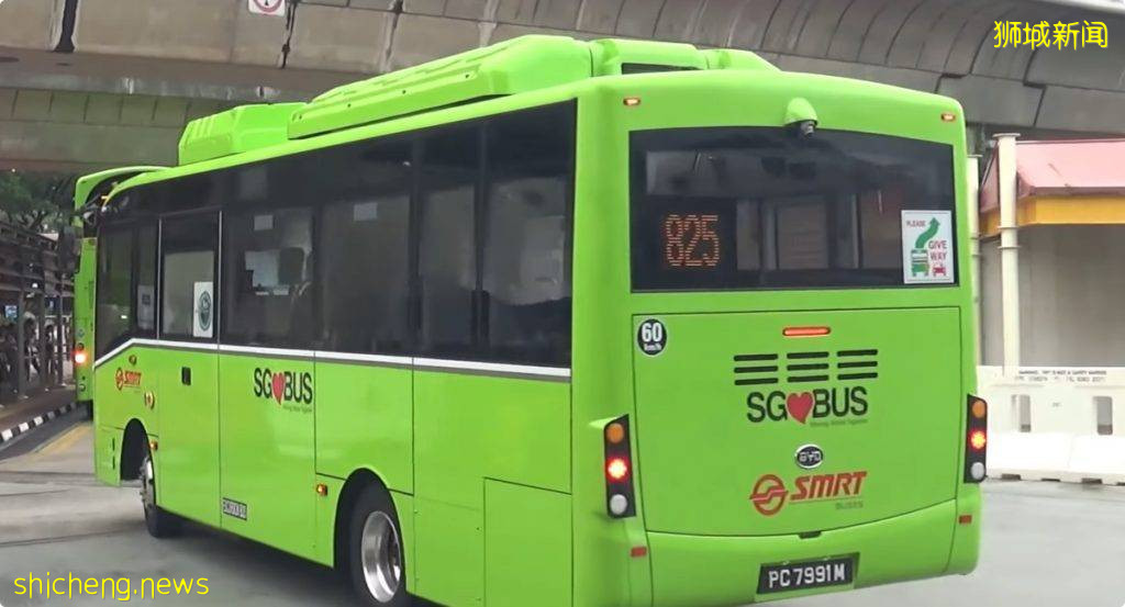 为数不多的一扇门迷你电动巴士, 在 Yio Chu Kang出现