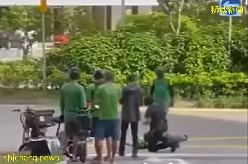 疑剛取餐就出事 送餐員遭羅厘撞斃