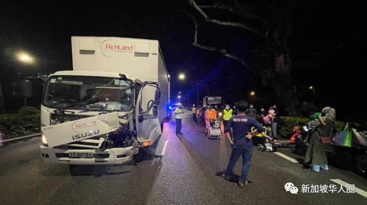 新加坡又發生致命車禍！摩托車騎士被卷入羅厘車底不治身亡