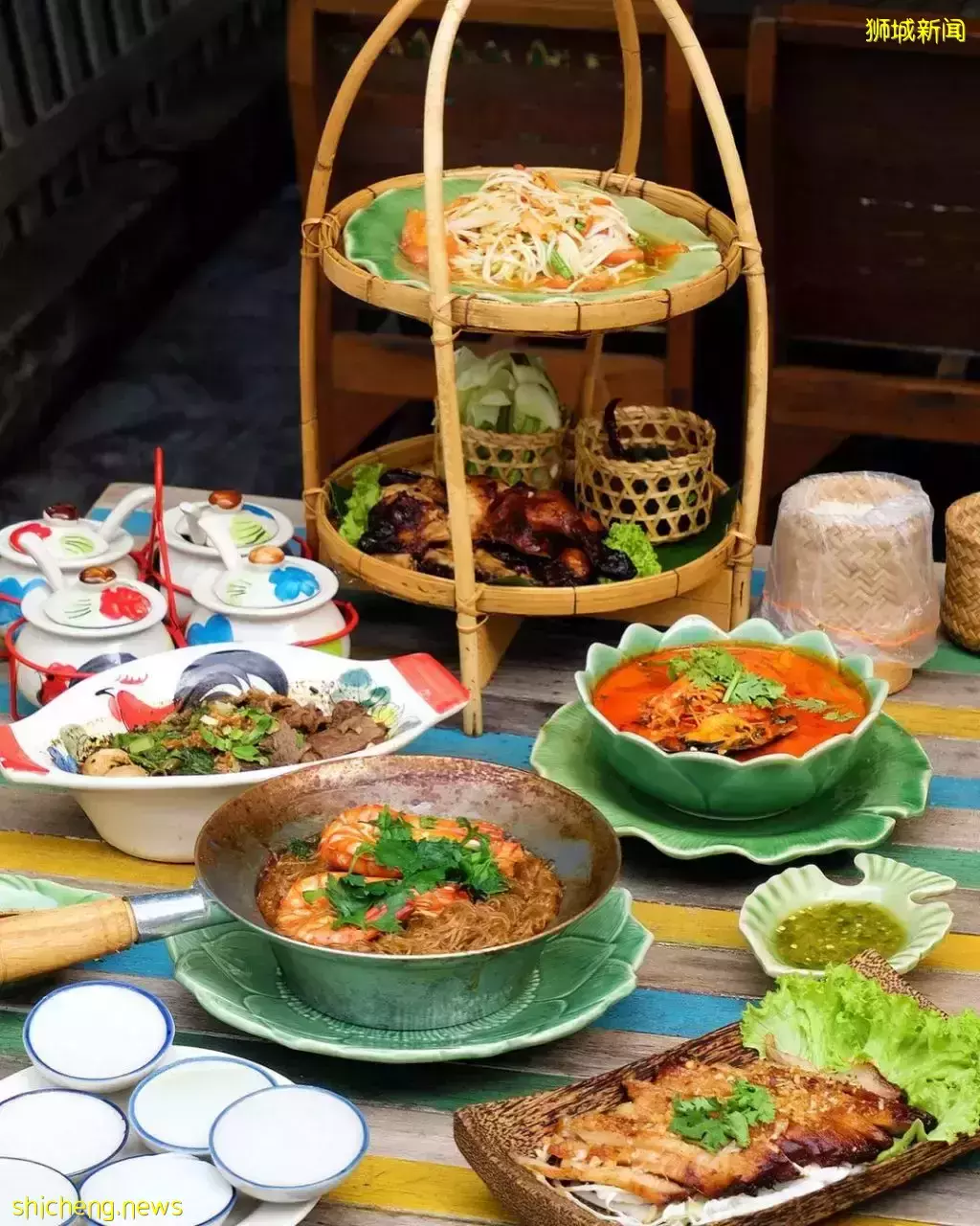 Warm Up Cafe户外露天泰国餐厅🇹🇭 经典料理➕地道小吃聚集地!酸香、热辣、甜点全都有🤤