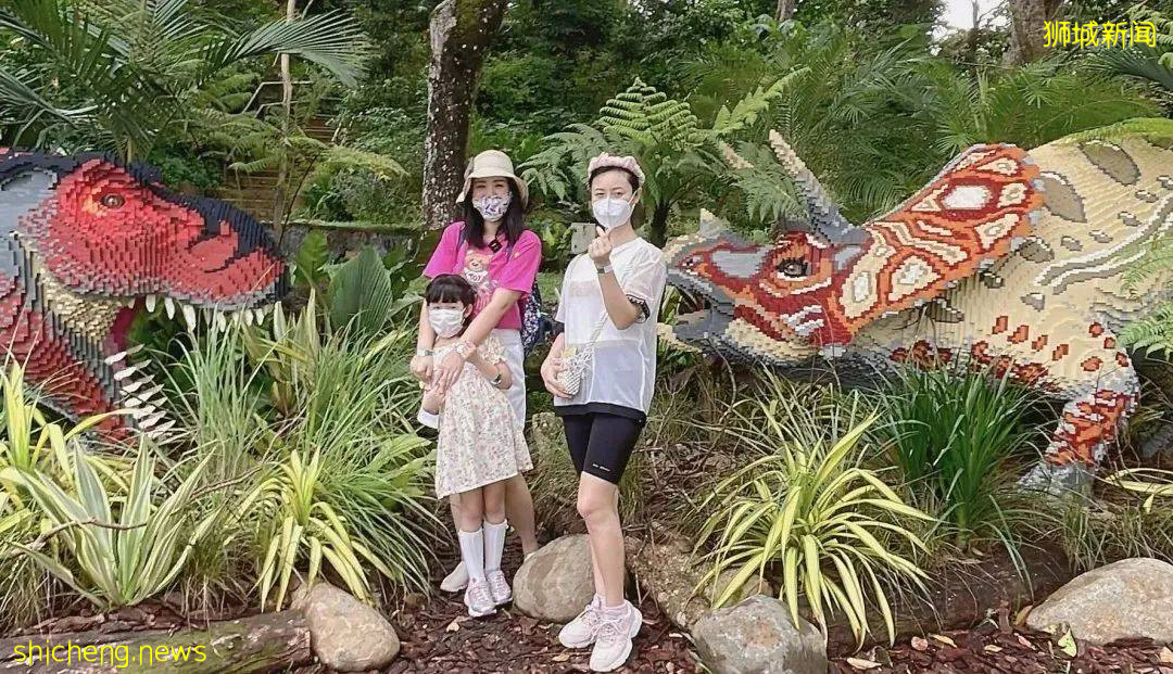 门票6折！一只恐龙有多大？亚洲首个积木恐龙世界，超过60只在新加坡动物园和河川生态园与你捉迷藏