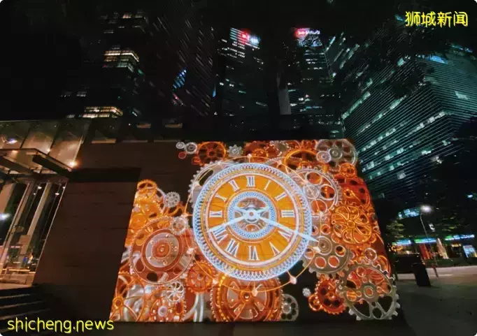 濱海灣亮燈啦! 每晚 8 點 到 10:30 亮燈直到12月31日