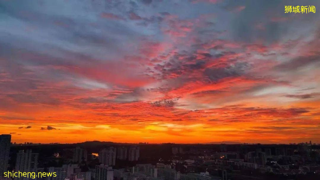 昨天，新加坡神仙晚霞刷屏朋友圈！這些地點觀賞效果炸裂