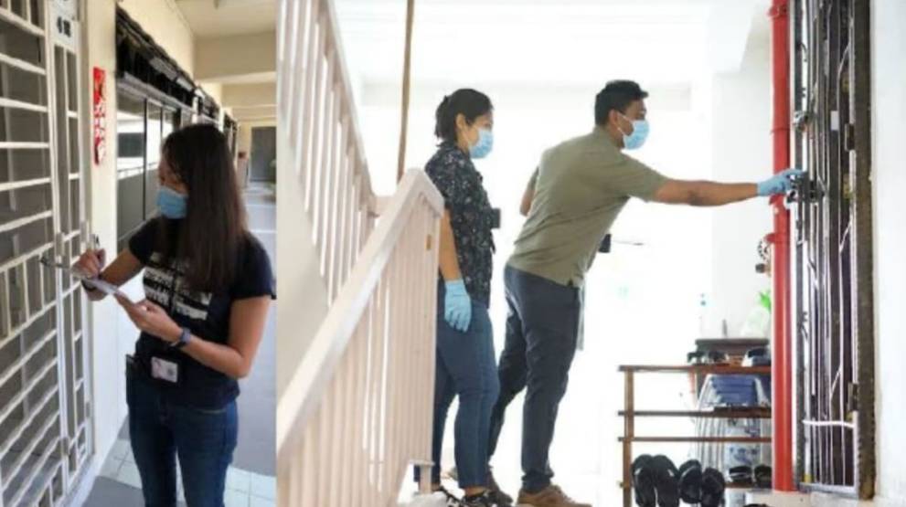 居家隔离注意!新加坡执法员每天1000次探访,8000通监控电话