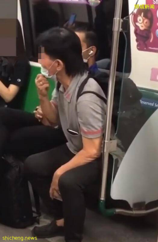 搭地鐵不戴好口罩反回嘴 · 阿叔嗆民衆:你是警察或警犬?