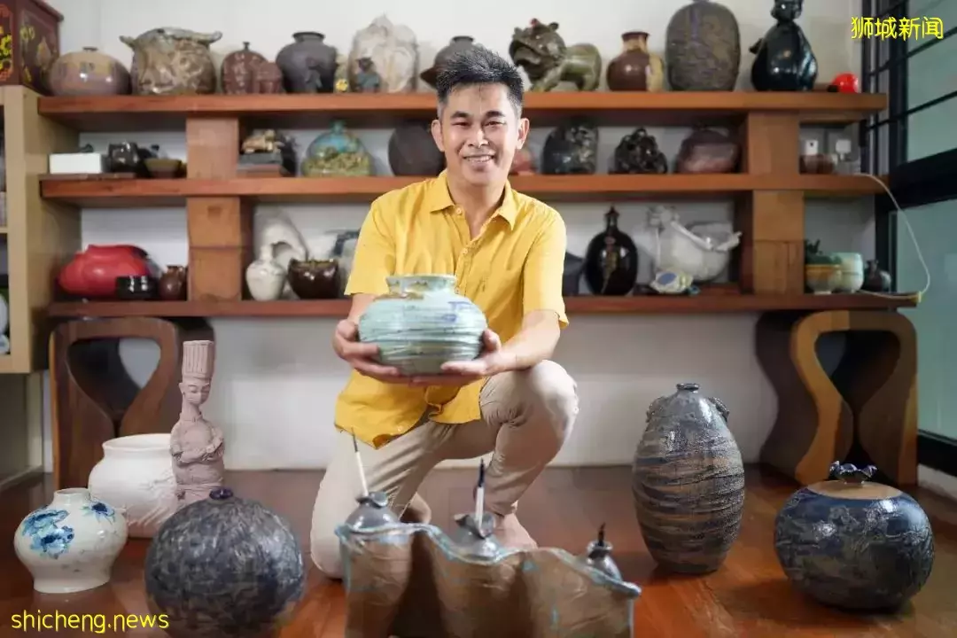 业余做陶31年，创作2000多件作品，这位新加坡中餐大厨说没有陶艺人生也无味