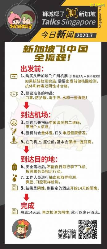 大使館最新消息:新加坡直飛中國,登機前不用核酸檢測