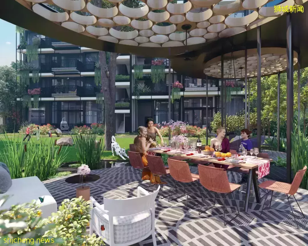 新加坡又出全景观公寓,示范了真正的花园式小区