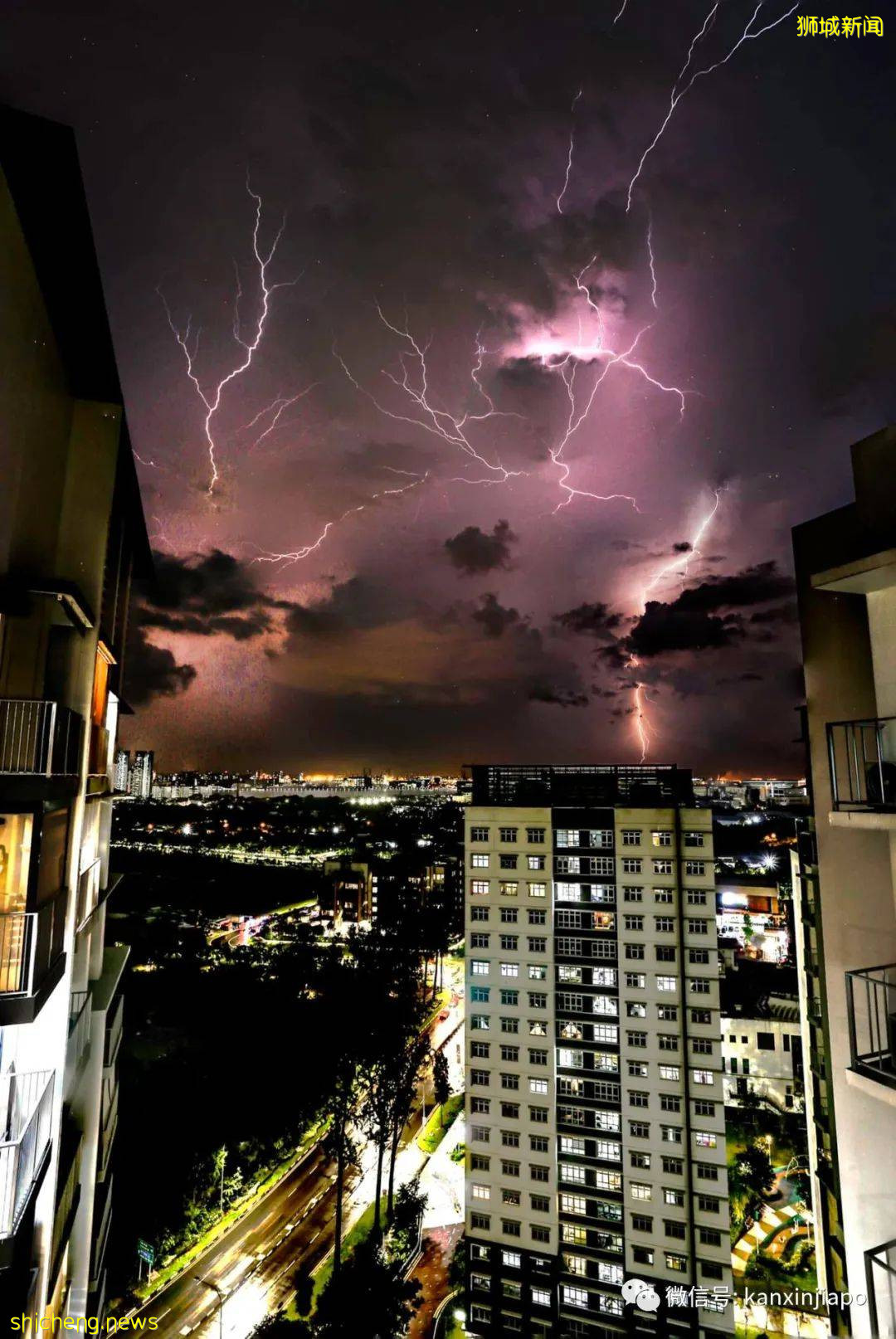 雷电、大雨来袭！新加坡未来两周将持续闷热潮湿天气