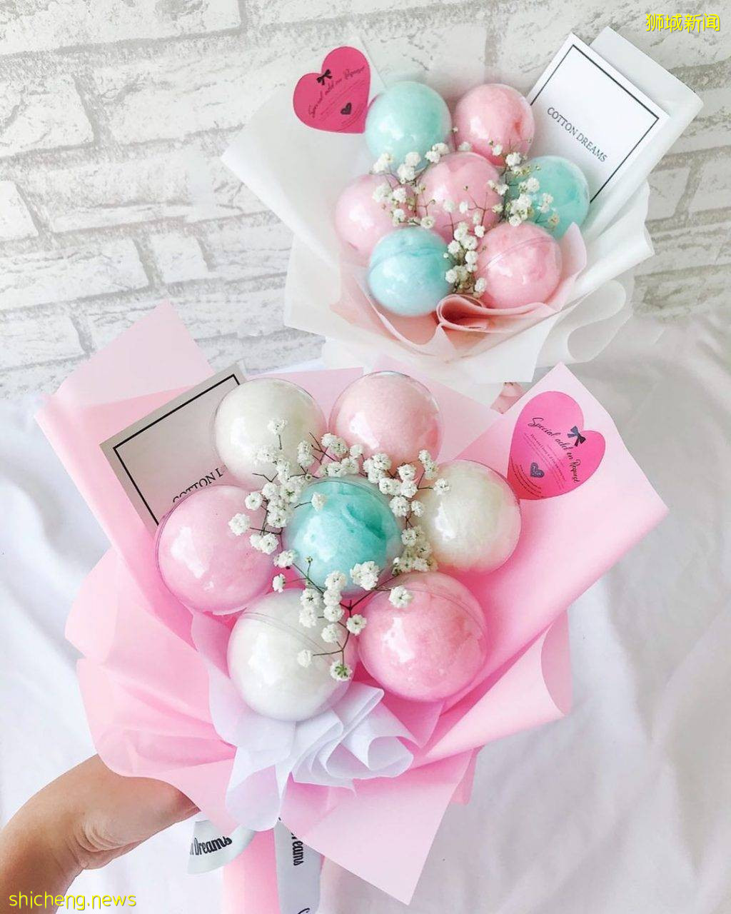 可以吃的花花！本地首家棉花糖花束“Cotton Dreams”💐夢幻浪漫，少女心大噴發💖
