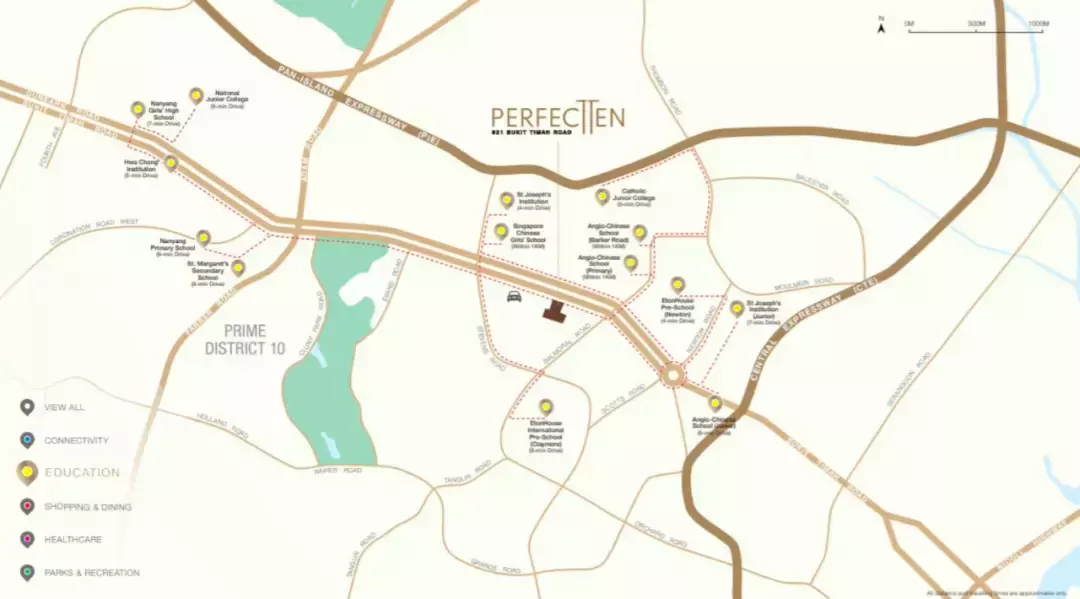 新加坡買房 Perfect Ten 武吉知馬 風水好盤 高調奢華 名校林立