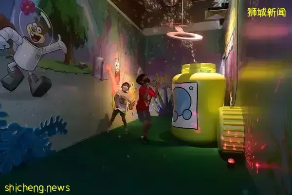 新加坡快闪游乐场!海绵宝宝、汪汪队、忍者神龟、探险家朵拉……都来啦