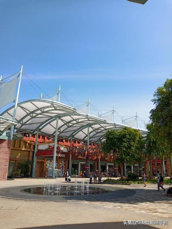 小伙子第一次出国游新加坡，果然是花园城市，名不虚传