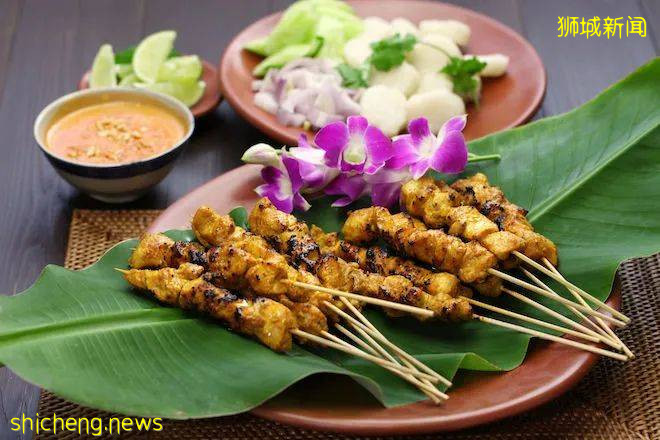 新加坡最好吃的沙嗲串，必须是大巴窑这家