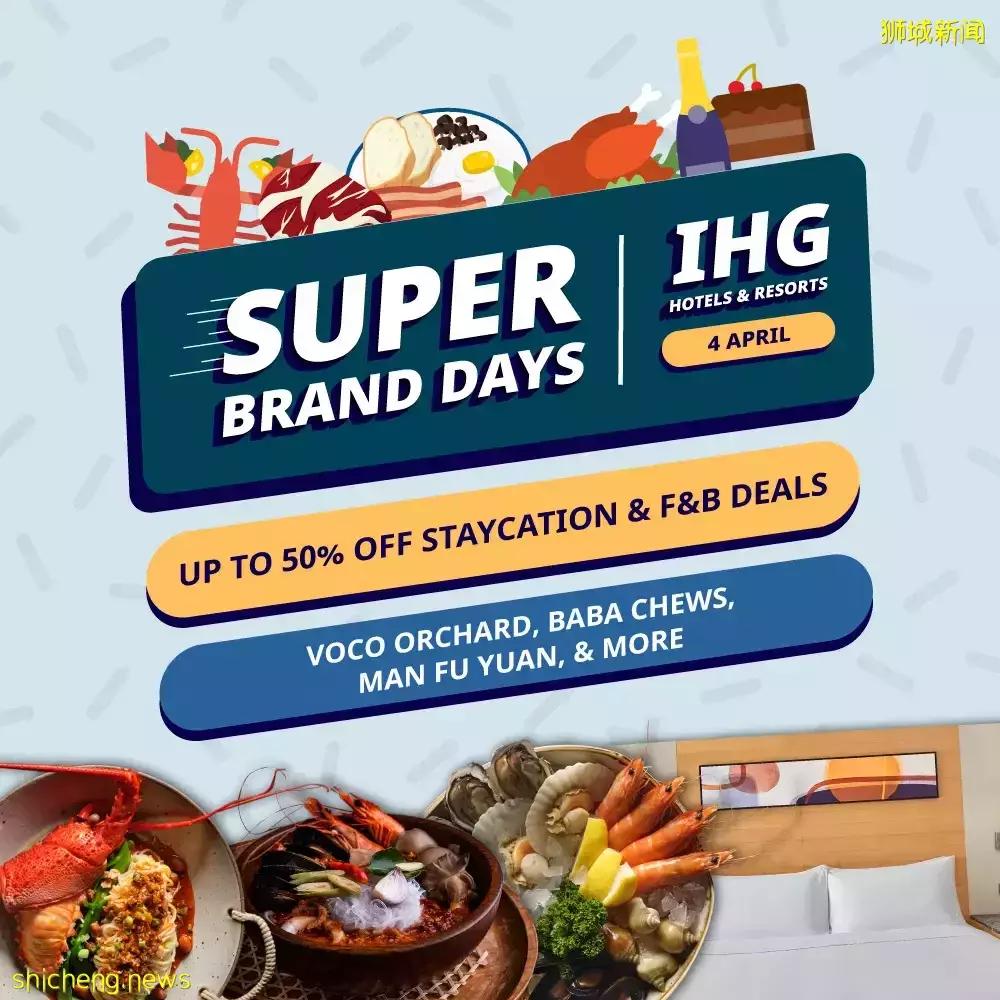 Chope连续一周推出超值优惠!高档酒店+自助餐美食高达50%折扣、买一送一😱