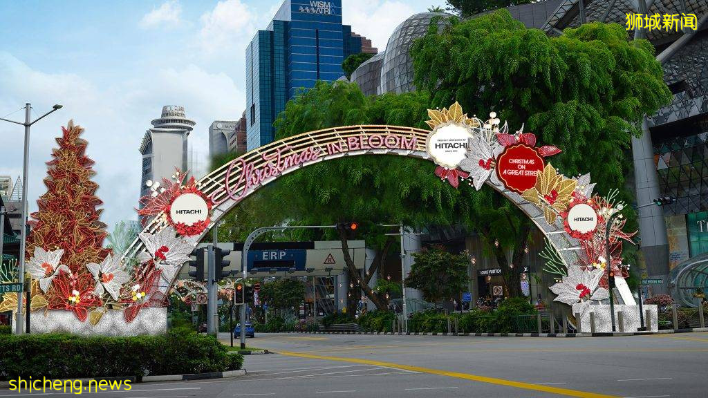 比去年更大规模🤩 乌节路圣诞灯饰绚丽回归!首创圣诞主题巨型夜间投影🎄