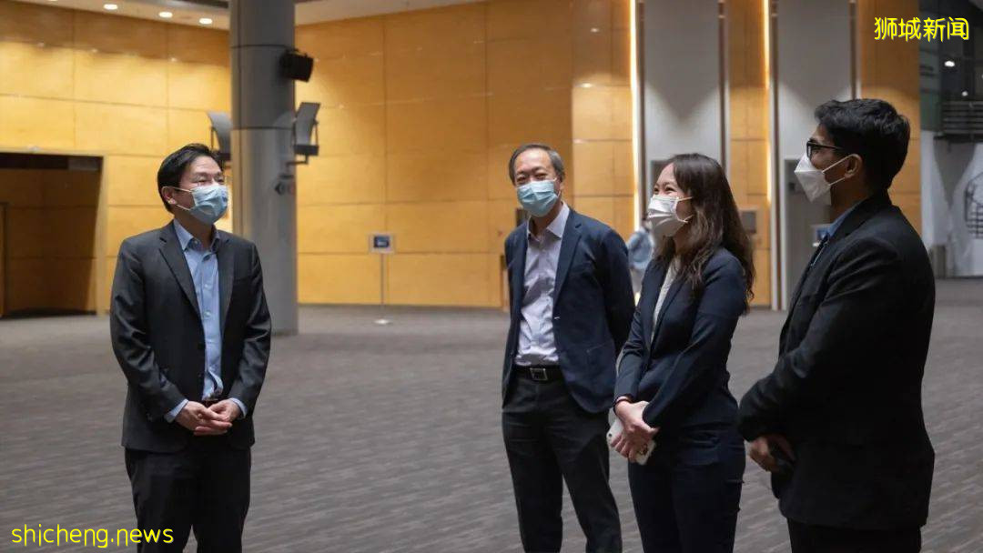 新加坡财政部长现身 NTU,鼓励学生积极应对新冠挑战