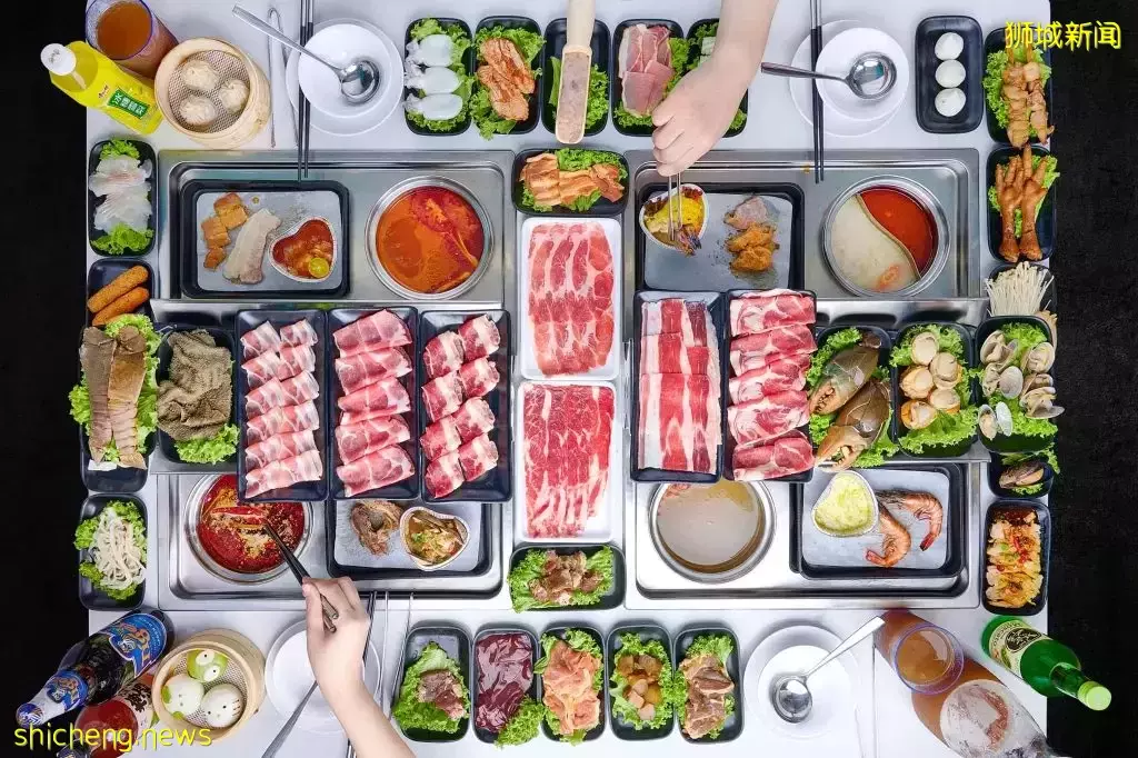 牛车水新发现!最低$19.99++火锅烧烤吃到饱😋超过70多种新鲜食材,一人一锅更健康卫生