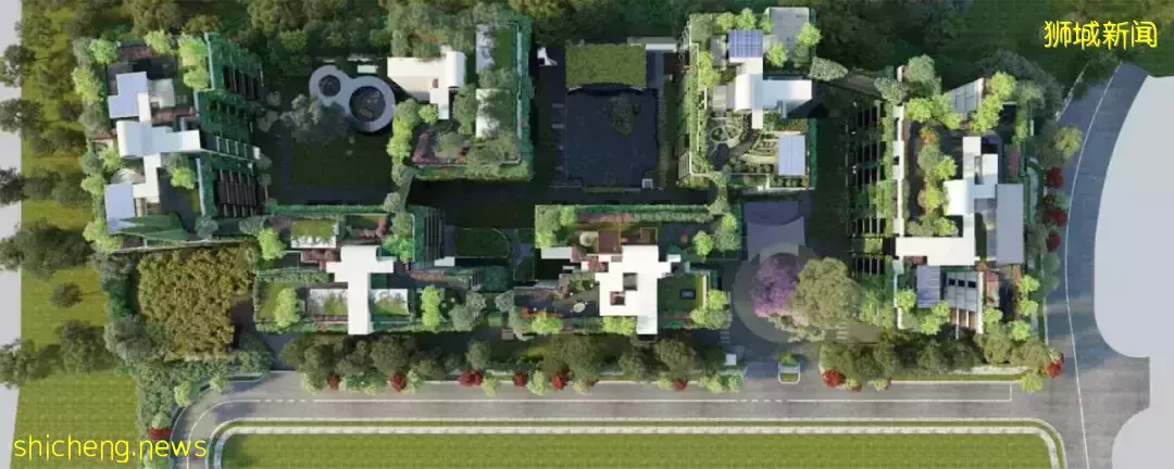 新加坡又出全景观公寓,示范了真正的花园式小区