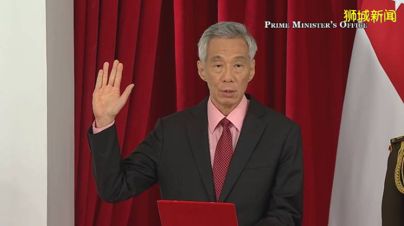 新加坡新內閣宣誓就職,李顯龍總理發表就職演說,將和全民一起,爲更好的明天而奮鬥