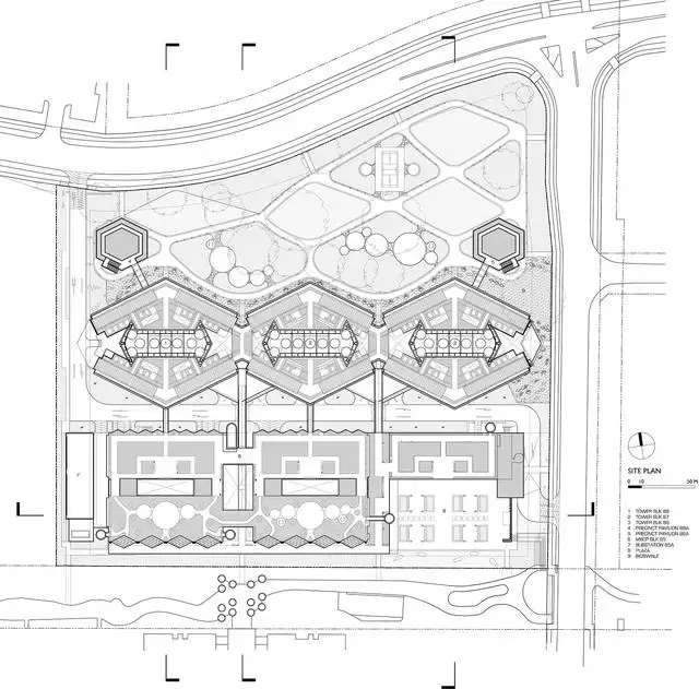 新加坡“天空之城”– 從地面到頂層自由穿梭的舒適型高密度公寓