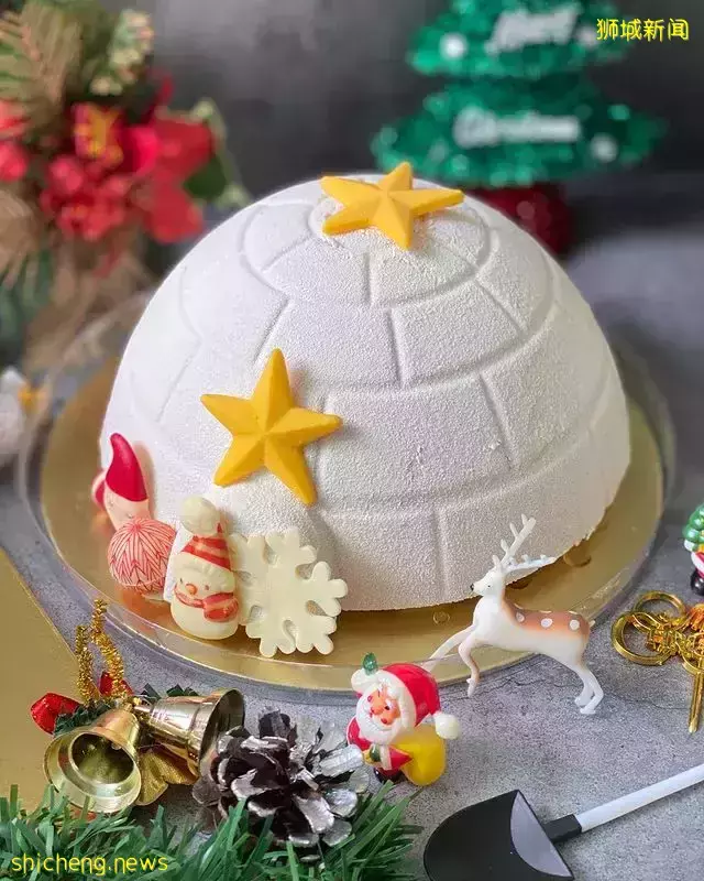 盘点新加坡8大高颜值树桐蛋糕!好看好吃好拍、今年圣诞聚餐就订这些🍰