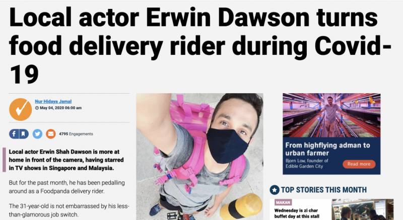 在新加坡送外卖竟月入7000新!国内近70万高材生来送外卖,你愿意加入吗