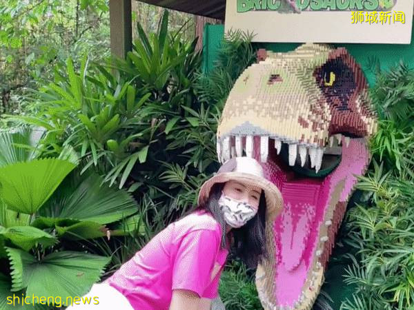 门票6折！一只恐龙有多大？亚洲首个积木恐龙世界，超过60只在新加坡动物园和河川生态园与你捉迷藏