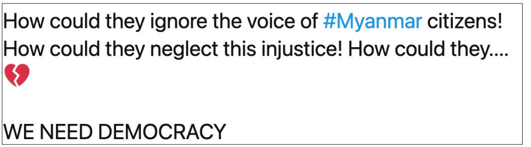躺槍!緬甸示威者喊話新加坡,抵制虎牌、亞坤等新加坡品牌