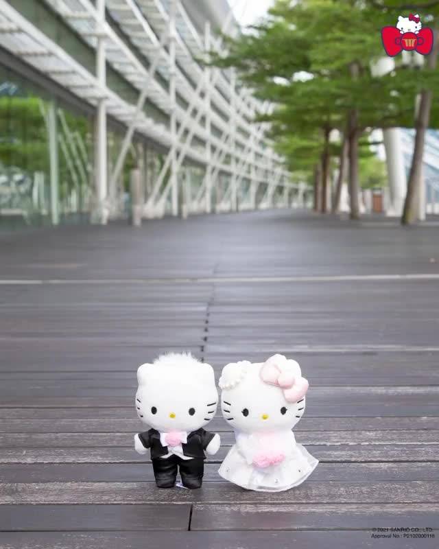 萌出新高度💓SANRIO➕濱海灣金沙推出吉蒂貓結婚玩偶💍附設同款周邊,3月起售賣