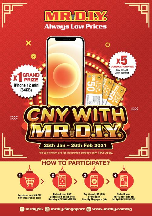 新春裝飾來這家買，最低售價僅0.2新元