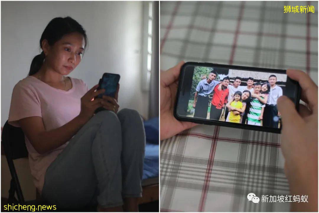 疫情期间 有女佣担心家人在政变的安危,有的隔着屏幕看丈夫咽气