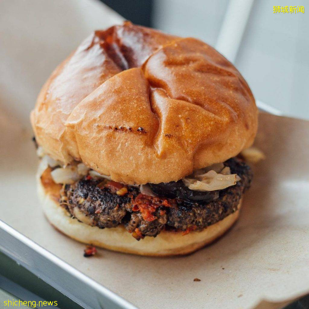 Hambaobao开设实体店啦🎊分量大、口味多🍔新菜单增加小蛋糕🍰干饭人快冲