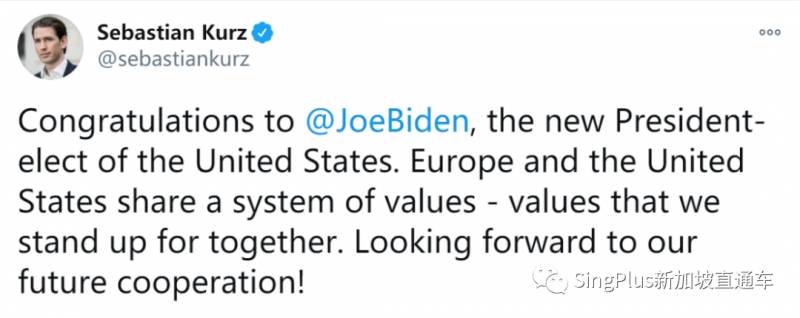 拜登當選美國總統!川普拒絕承認!美國駐新加坡大使發話了