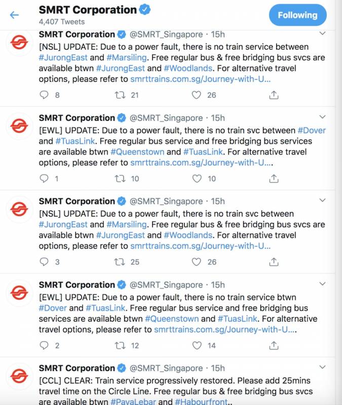 實拍!新加坡地鐵線大崩潰!人擠人,黑暗中被鎖車廂三小時