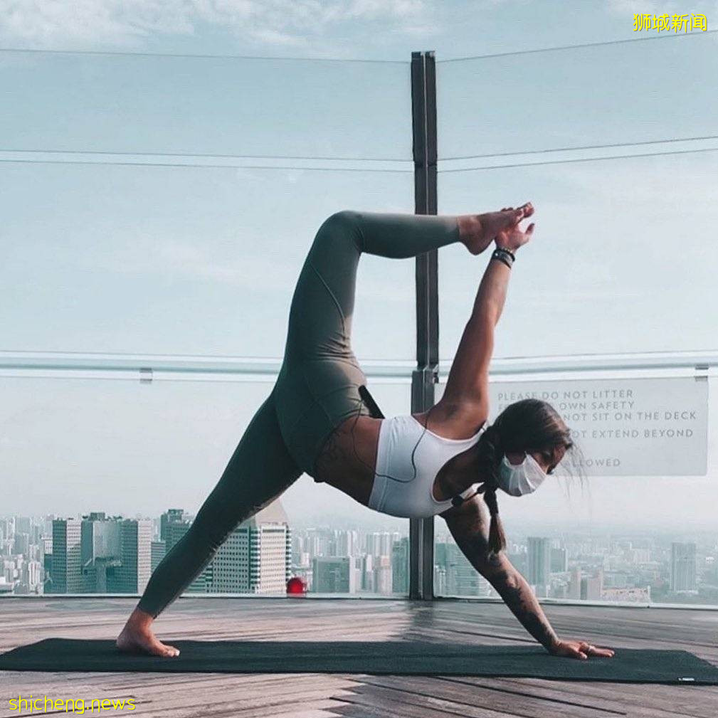 走到户外、新加坡超独特的瑜伽课!高空+泳池+海边,与大自然的近距离接触🌳🧘