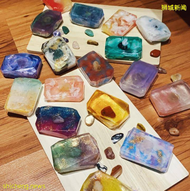Saltwater Atelier 水晶皂工作坊🧼手工制作、100%纯素!色彩斑斓、晶莹剔透,非常亲肤💯