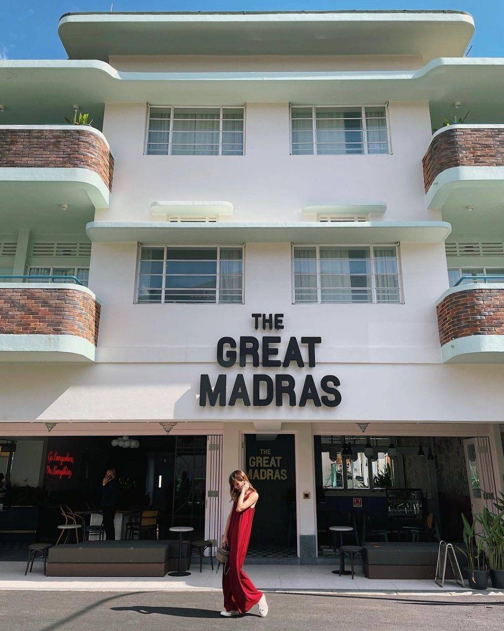 Ins風滿滿📷The Great Madras酒店複古時髦，泳池粉紅外牆超好拍⛱享受國外度假Feel☀