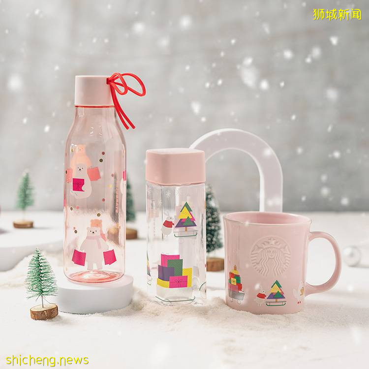 Starbucks冬季圣诞周边🎄全岛已上架!雪人+小熊+雪花+圣诞树造型、佳节氛围感十足❄