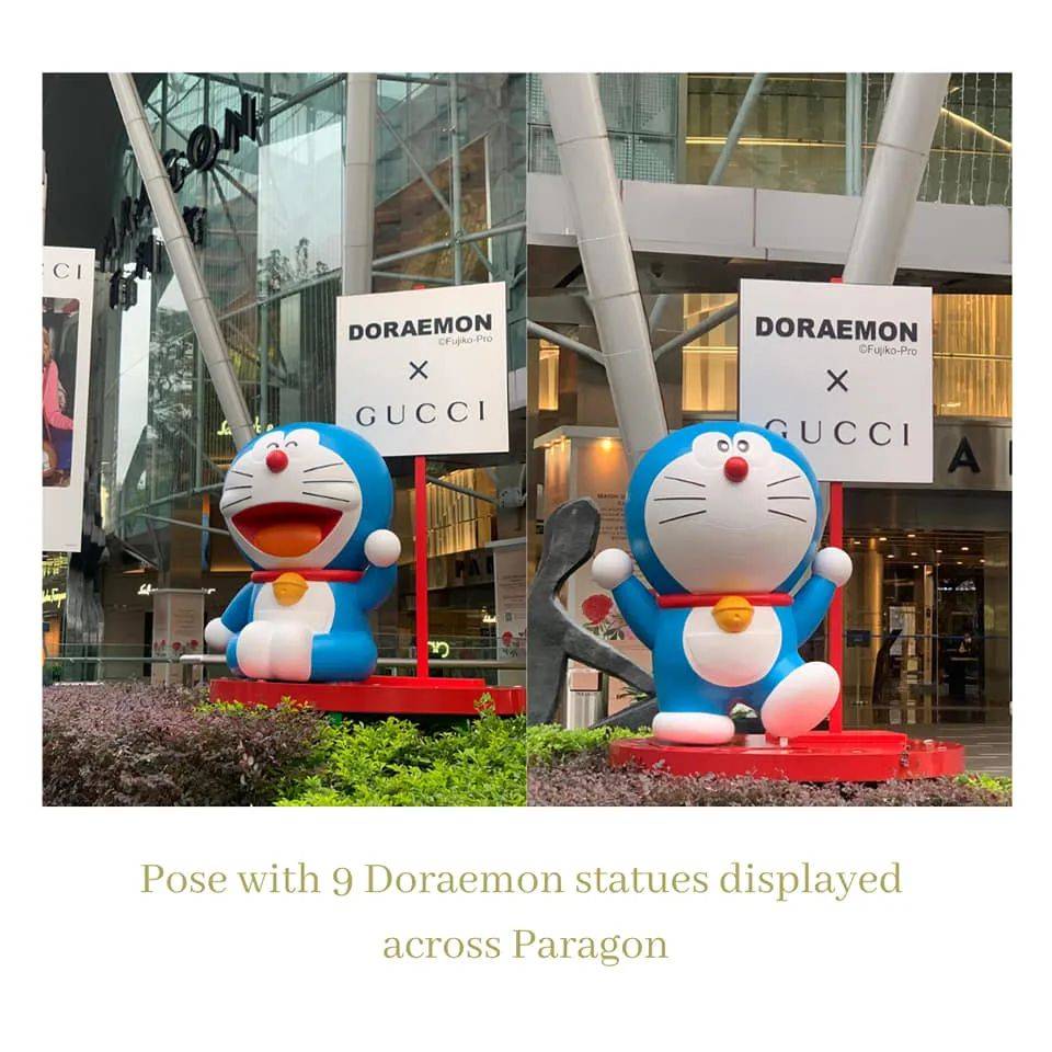 GUCCI的多啦A梦,LV的红色货柜,新加坡乌节路潮出新花样