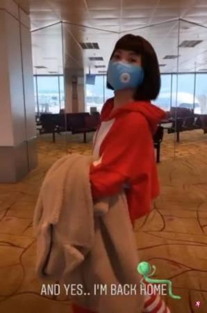 因武汉肺炎工作暂停 欧萱北京返狮国 在家隔离14天