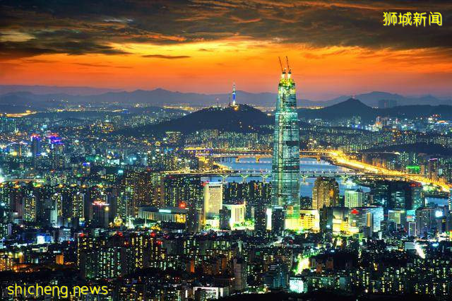 台湾 香港 新加坡 韩国亚洲四小龙夜景对比，谁更胜一筹