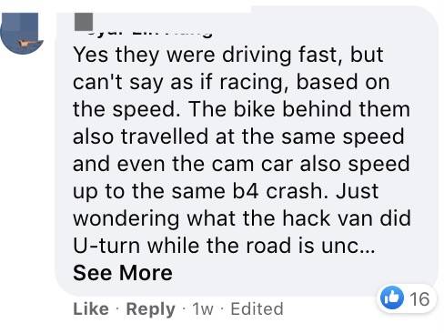 新加坡恐怖車禍!貨車跟奧迪馬路上競賽,被撞爛是它