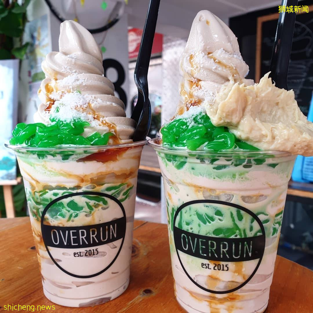热天来吃冰🍦 Overrun煎蕊榴梿冰淇淋+超多创意口味!满满一杯挤到满,配料绝对不手软💥