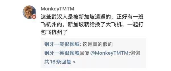 新加坡政府:“遣返100多名武汉旅客”一事并非真实