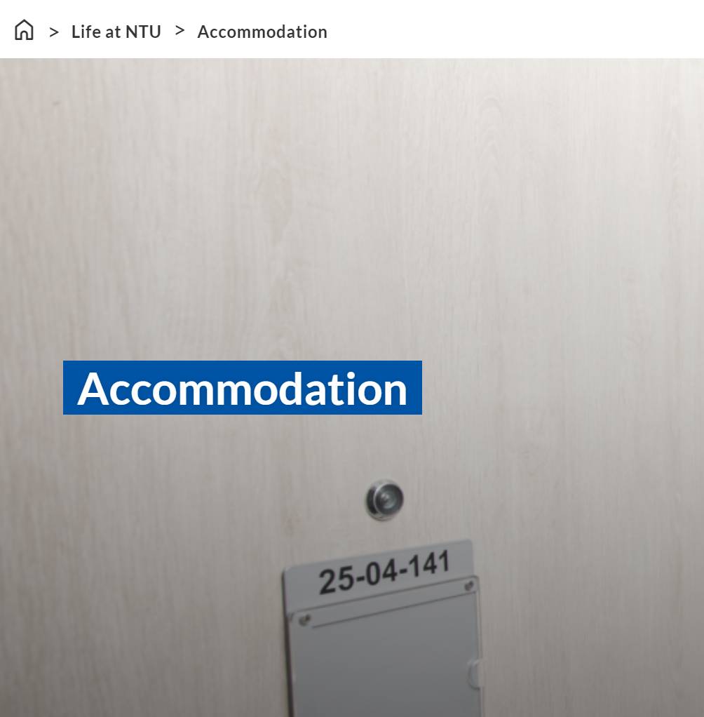 超詳細！南洋理工大學宿舍盤點，你最想Pick哪一間