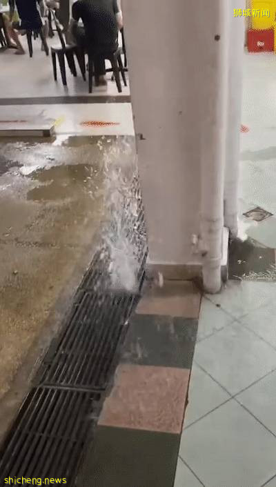 今天,新加坡被大暴雨淹沒了!