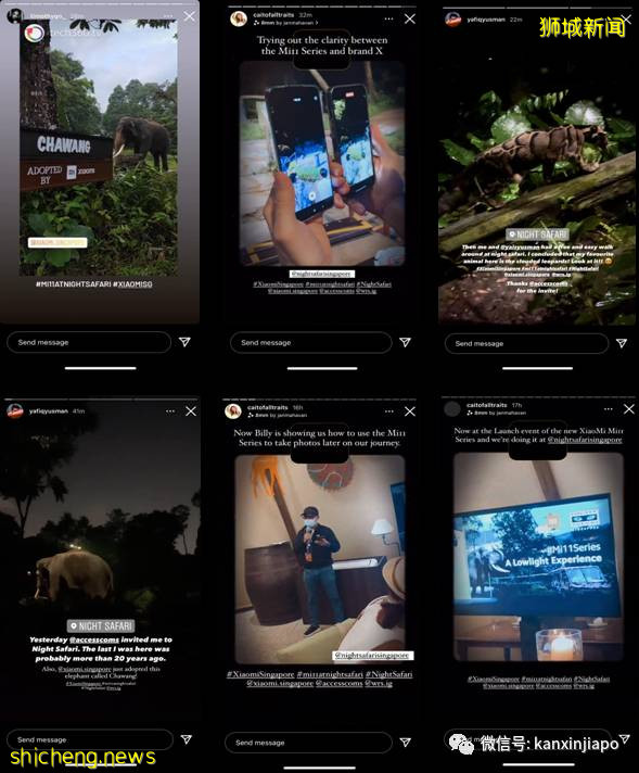 小米新加坡牵手Night Safari动物园网红大象,温情满满