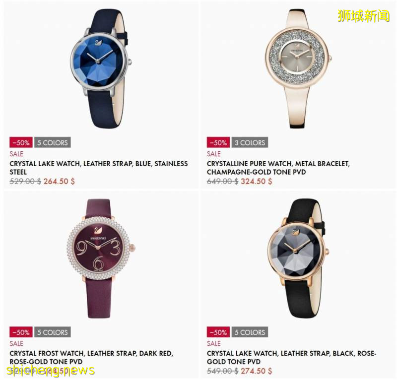新加坡施华洛世奇大促低至5折! 覆盖面超广:天鹅项链、恶魔之眼系列、羽毛系列都有参与活动!