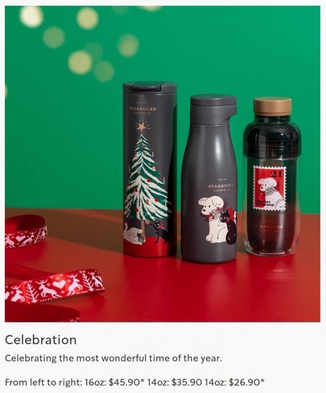 今年星巴克圣诞主题系列来啦!暖心可爱的小动物圣诞节设计,超丰富款式挑花眼